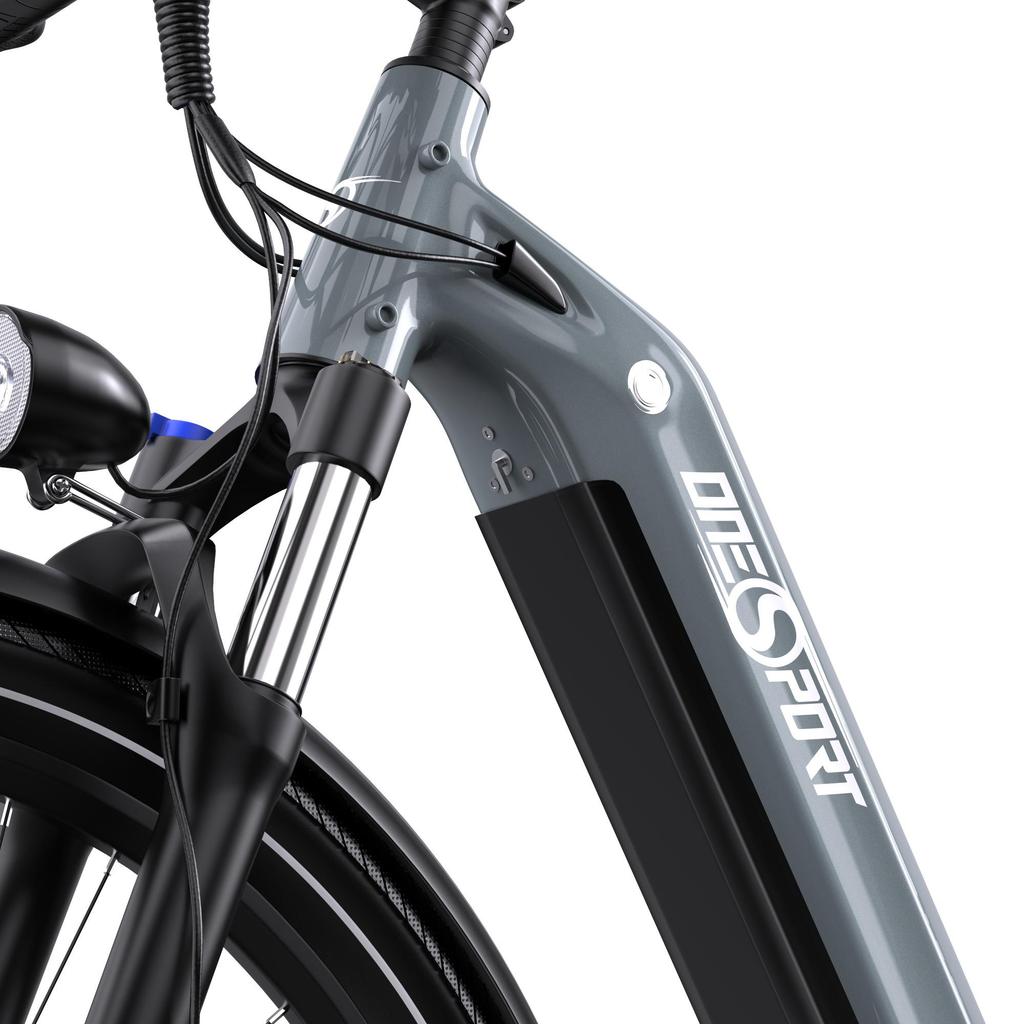 OneSport OT05 27.5-inch Urban Electric Bicycle,Features a 36V 250W motor and offers a maximum pedal-assist range of up to 75 km.