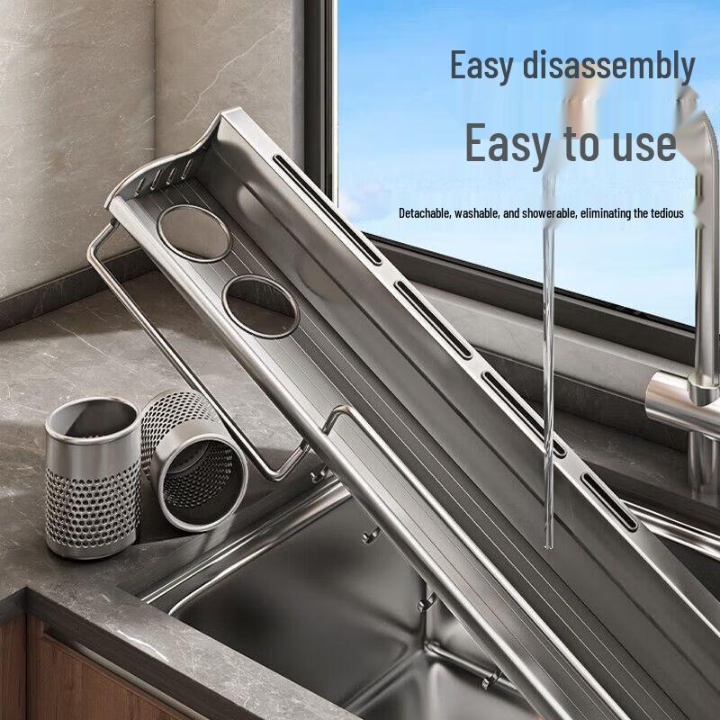 Wall-Mounted Kitchen Storage Organizer Rack