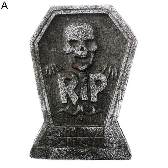 Украшения для надгробий, привлекающие внимание, добавляют атмосферы, пенопластовые украшения для надгробий на Хэллоуин для вечеринки