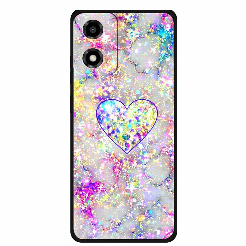 Black Case For Motorola Moto E14 Fundas Silicon TPU Soft Phone Cover Shield For Motorola Moto E14 E 14 Bumper Cartoon Case