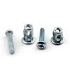 50pcs Metal Jack Nuts Screw Fixed Bolt Board Expansion Plugs Anchors Rivet Nut  Board Wall