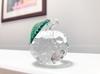 PARK SEVENTEEN Apple Crystal Suncatcher Paperweight, Clear Apple, 5cm Wide, Home Decor, Ornament, Gift, Small Item