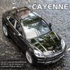 1:24 Porsches Cayenne Turbo S Alloy Car Model Diecasts Metal Toy Vehicles Car Model Simulation Sound Light  Favorite Festival