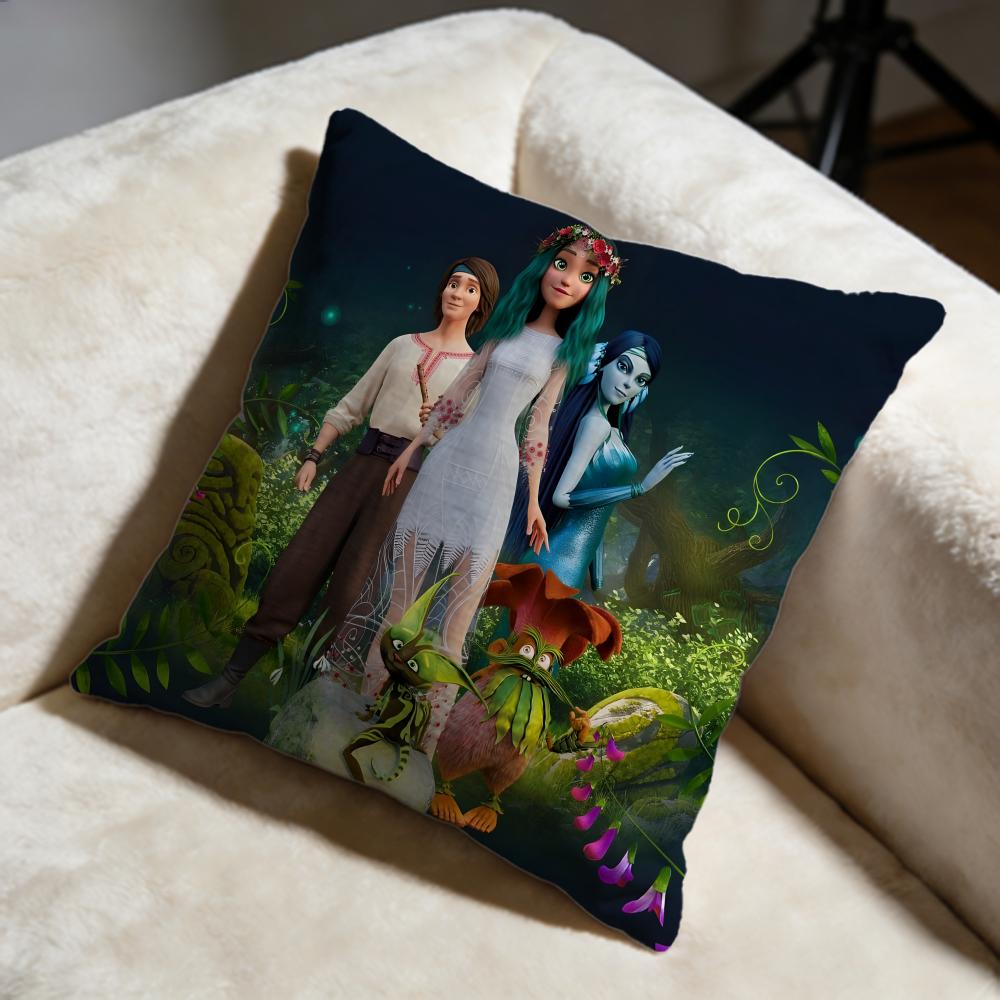 Hot MMavka The Forest Songable Cushion Cover Soft Decorative Pillow Case Suitable for Bedroom Sofa Car Travel Use