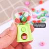 Cute Mini Gashapon Machine Design Erasers Cartoon Fruit Rubber Erasers Kids Kawaii Stationery Correction Tool Office Supplies