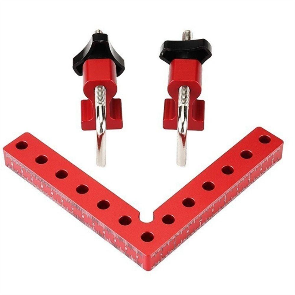 3 Pcs Fixed Positioning Clip Aluminum Zinc Zinc Alloy Corner Clamping Tools Metal Clamps Hand Fixing Tool