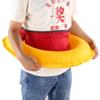 Adjustable Inflatable Life Jacket Belt With Reflective Tapes and Whistle (red)
