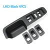 4PCS Set Car Front Rear Left Right Door Window Switch Cover Panel Trim Replacement For VW Volkswagen Touareg 2003-2010