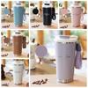 TPR 560ML Drinking Cup 304 Stainless Steel Filter Tea Bottle Fashion Coffee Water Cup  Women