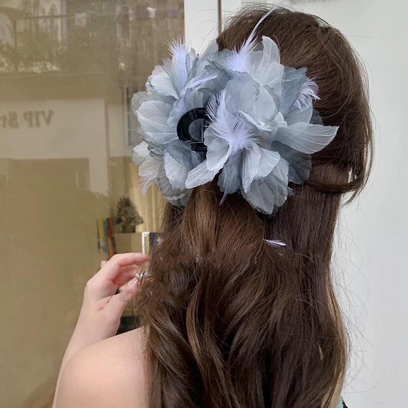 Заколка для волос в корейском стиле с бантом в горошек - Элегантная и универсальная