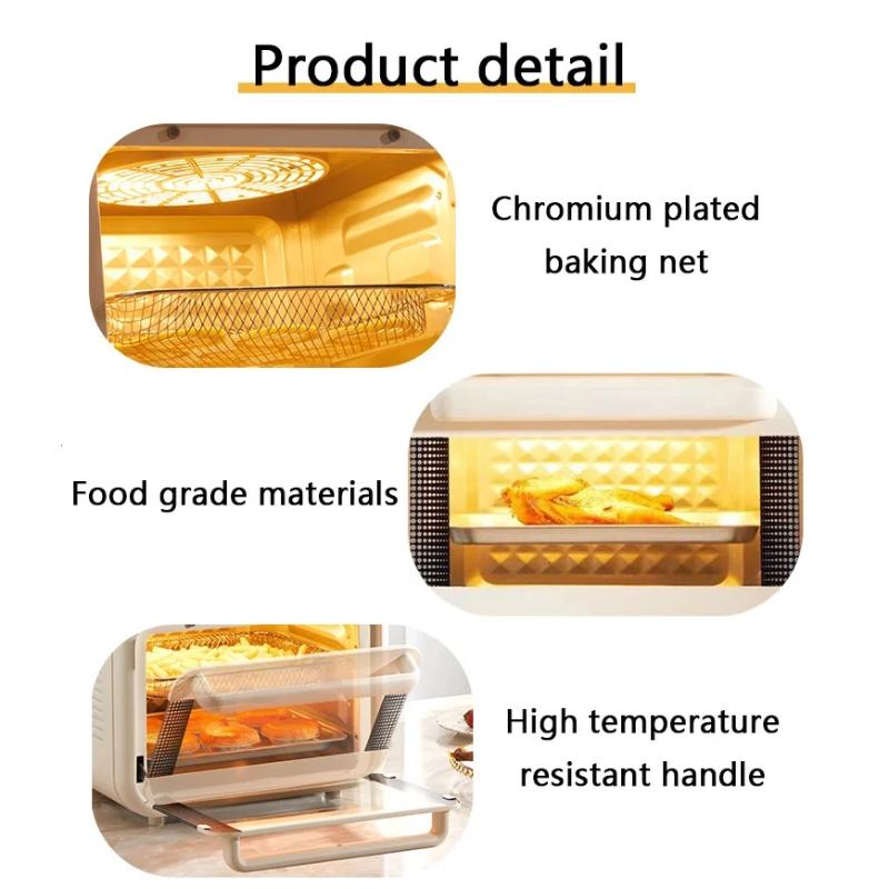 18L Electric Oven, Multi-functional Air Fryer and Oven Combination, Fully Automatic Frying and Baking