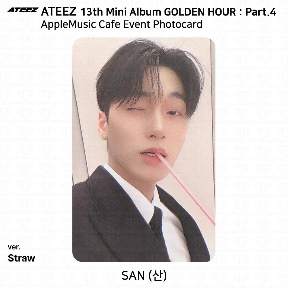 ATEEZ 13-й мини-альбом Golden Hour Часть 4 Фотокарточка с мероприятия AppleMusic Cafe