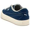 Puma IV-60 Холщовая ткань Удобные Универсальные Тонкая подошва Прочные Легкие Низкие кеды для скейтборда Унисекс Обувь для скейтборда Синие 390425-09