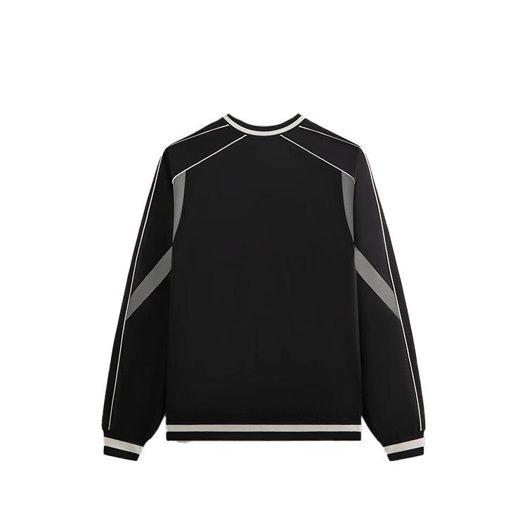 Kith Dayton 2025 Spring Collection Fashion Versatile Letter Pullover Long Sleeve Sweatshirt Men sweatshirt Black KHM033142-001