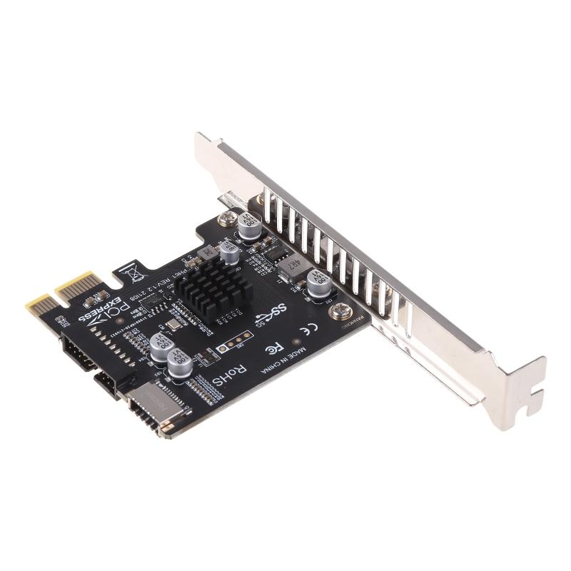 PCI для пресс-карты PCI-E на USB3 Type-E Передняя панель Type-C 19P 20P Карта пансиона Совместимая PCI-E 1 4 8 16 Интерфейс