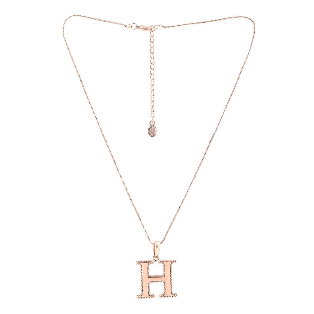 Подвеска-подвеска Estele с буквой "H" из розового золота для женщин/девочек