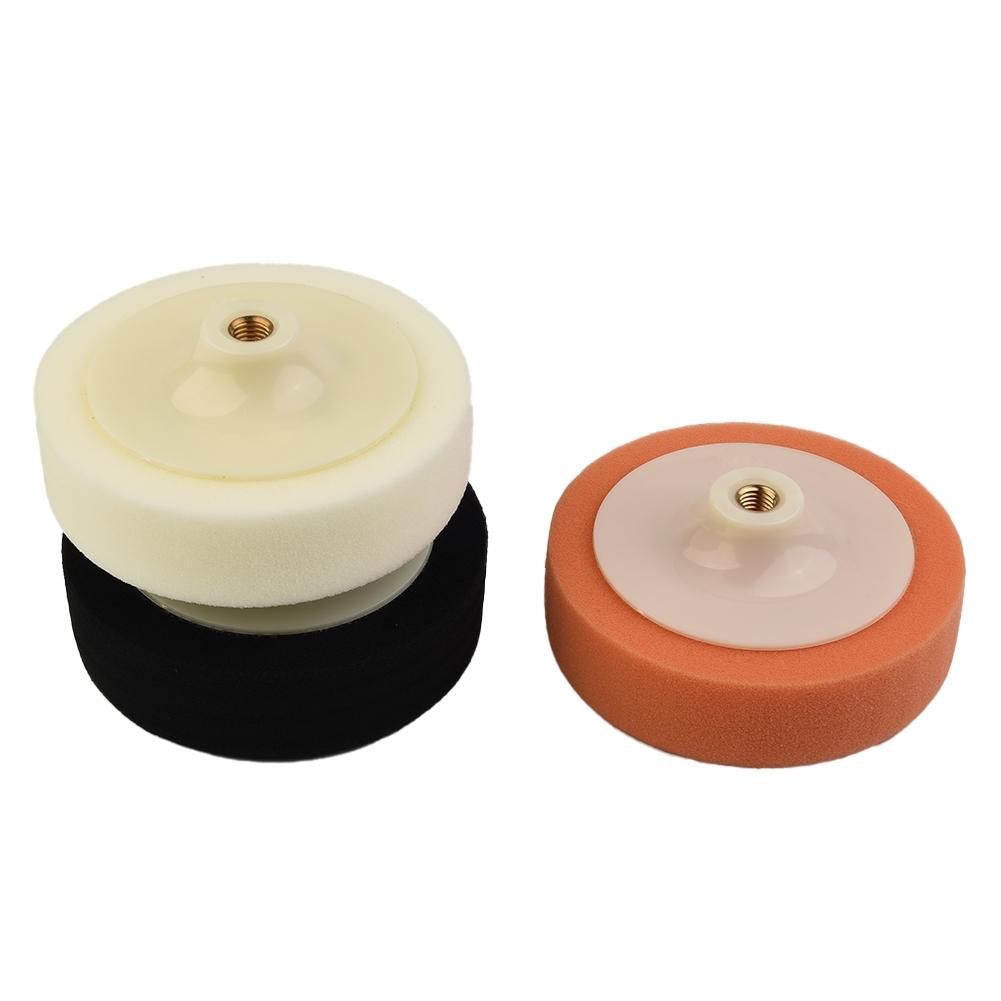 3 X Sponge Polishing Waxing Buffing Pads Kit Compound Auto Car Polisher