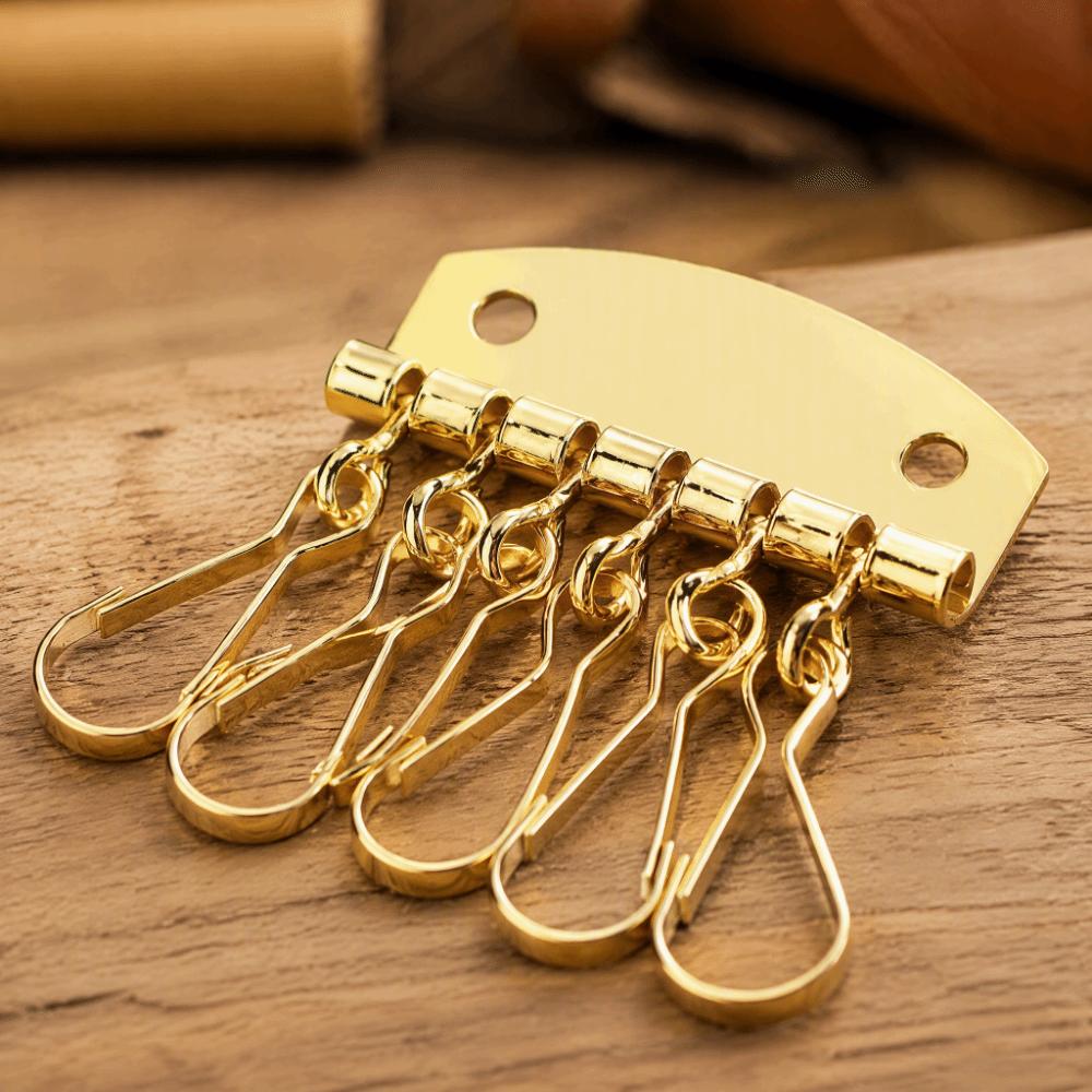 Gold/Bronze Color Key Ring Organizer Key Organizer Design Key Row Wallet For DIY Crafting