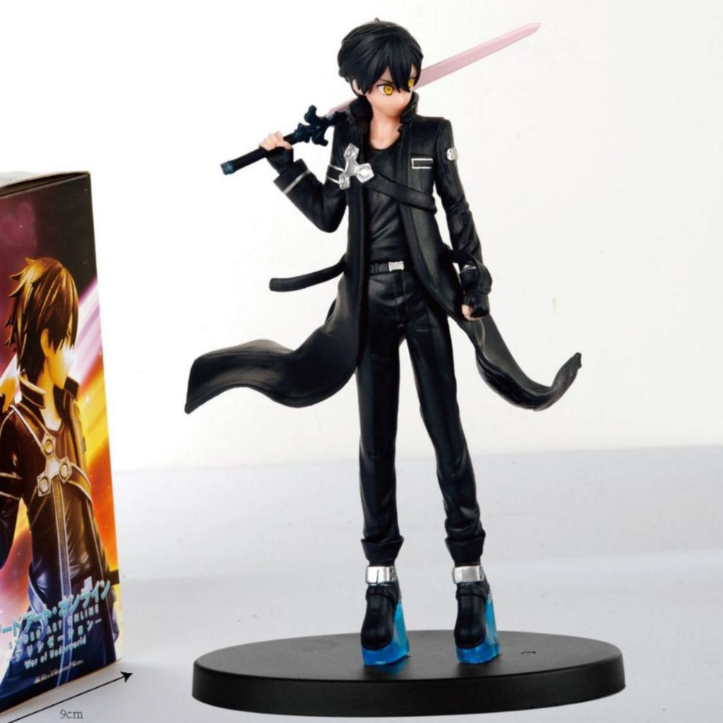 17CM Anime Sword Art Online Kirigaya Kazuto Figure War of Underworld Model Toy Gift Collection Yuuki Asuna Action Figure PVC
