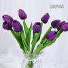 10PCS Mini Tulip Simulation Flower Wedding Home Fake Flower Photography Props Decorative Accessories Hand Bouquet