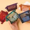 Coin Bags Mini Coin Purse Lipstick Cosmetic Bag Retro Color Card Bag Portable Clear Mesh Bag Gift