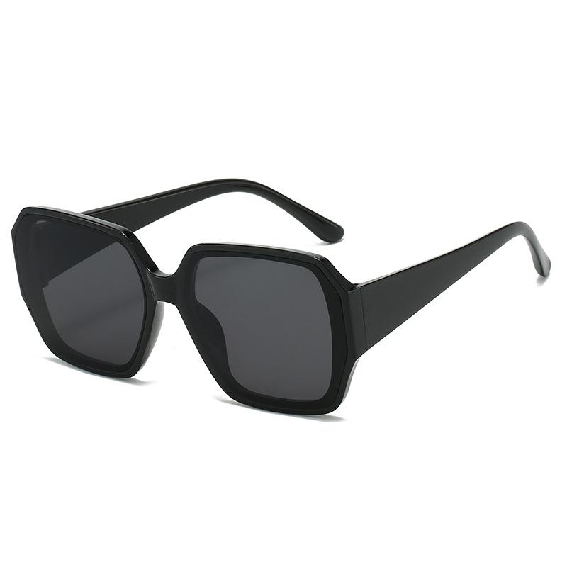 New personalized fashion, large square face, small sunglasses, UV-proof sunglasses, European and American concave sunglasses