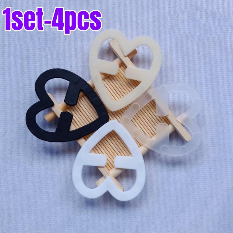 8pcs Mixed Color Back Bra Control Clips Invisible Bra Adjusters Convenient Cross Strap for Women Lingerie & Underwear Accessorie