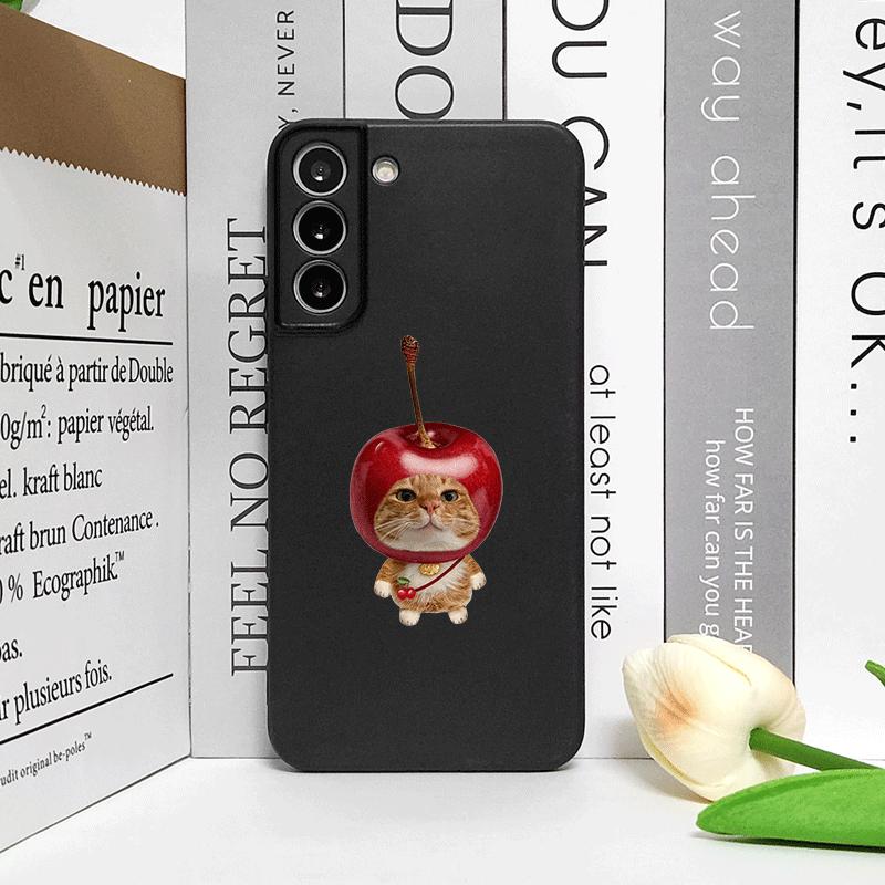 Забавный Мультяшный Свежие Фрукты Пара Кошек Чехол для Телефона для OnePlus 12 13 R 11 10 9 Pro Nord 4 2T CE5 CE3 CE2 ACE2 ACE3 Милый Мягкий Чехол