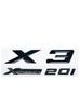 3D ABS Буквенные Шильдики для Эмблемы Багажника Подходят для Моделей BMW X3 E83 F25 G01, а Также XDrive 20i 28i 30i 35i 20d 30d SDrive20i pf2