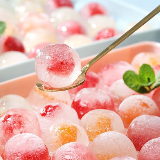 Ледяной шарик с крышкой 33 сетки DIY холодильник 3D круглый лоток для льда кухонные принадлежности