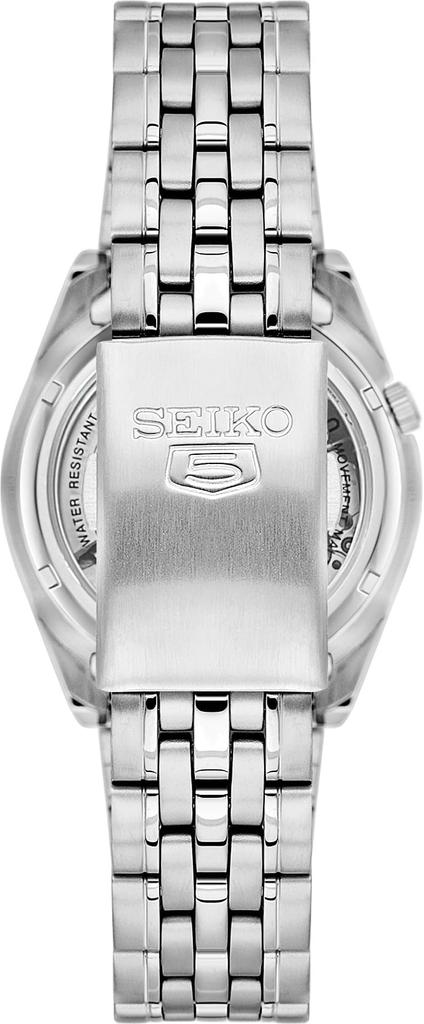 Seiko 5 Автоматические День-Дата SNK375K1 (Браслет из нержавеющей стали, Черный циферблат)