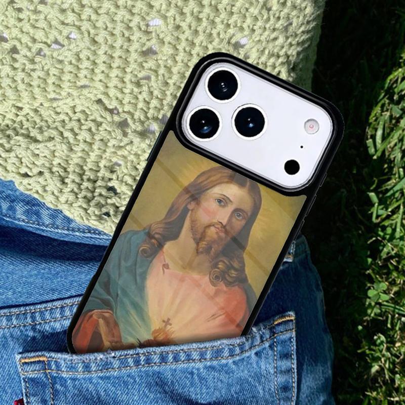 Чехол для телефона с изображением Бога Иисуса Совместим с для IPhone 17air 16e 15 14 13 12 11Pro Max 17 Air