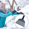 Скребок для льда с плоской лопатой, высокопрочный, нержавеющий, устойчивый к коррозии, широко используемый высокоэффективный скребок для очистки сада, инструмент для прополки