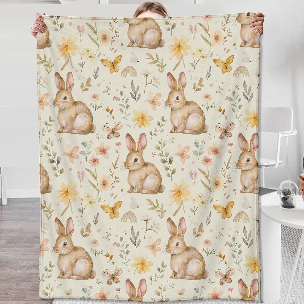 Fish Blanket Adult Gift Decoration Gift Sofa Bed Living Room Flannel Sunflower Throw Blanket Soft Warm Light Comfortable