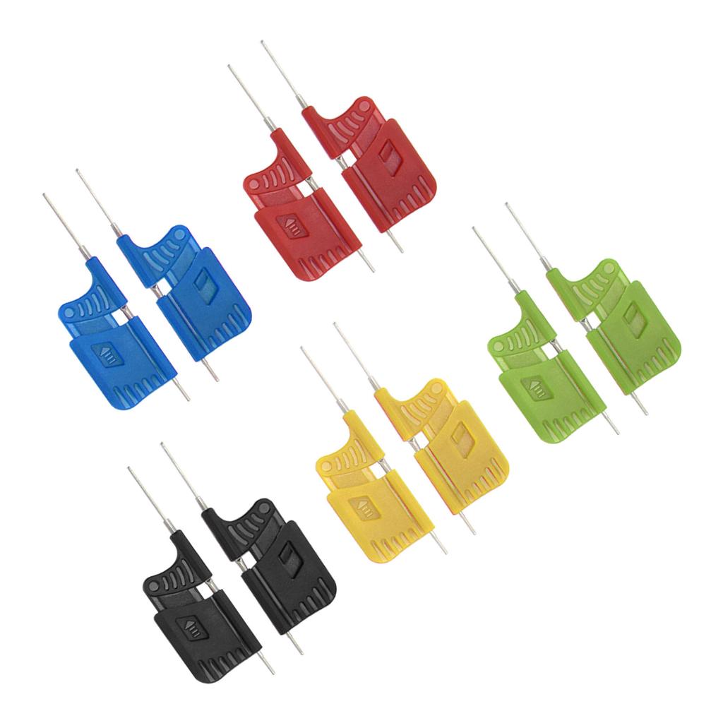 10 шт. Тестовый зажим Ультрамалый зажим для ножек микросхемы с резиновым кольцом Электронный компонент SDK08