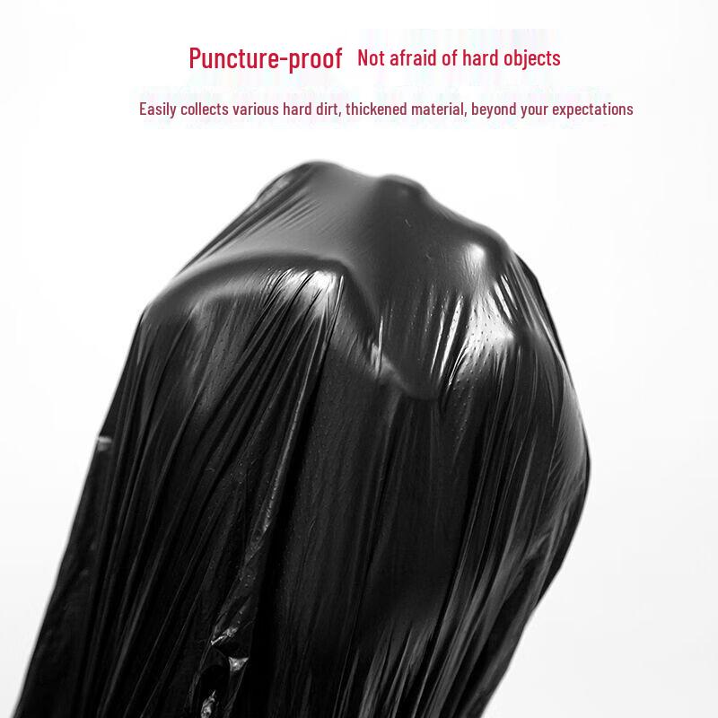 Commercial Heavy-Duty Black Garbage Bags