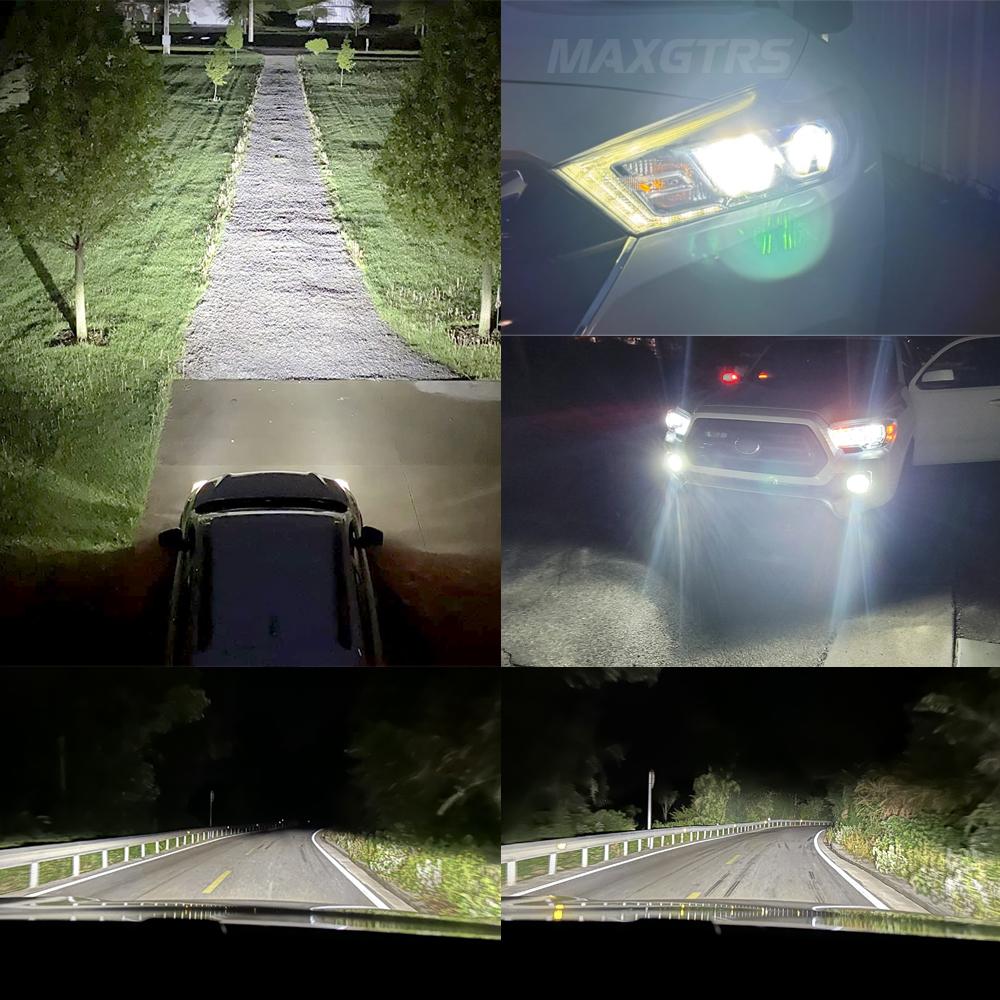 MAXGTRS 30000Лм H4 LED 9003 HB2 Фары Ближний и Дальний Свет с Вентилятором Беспроводные 110Вт Автомобильная Фара 12В