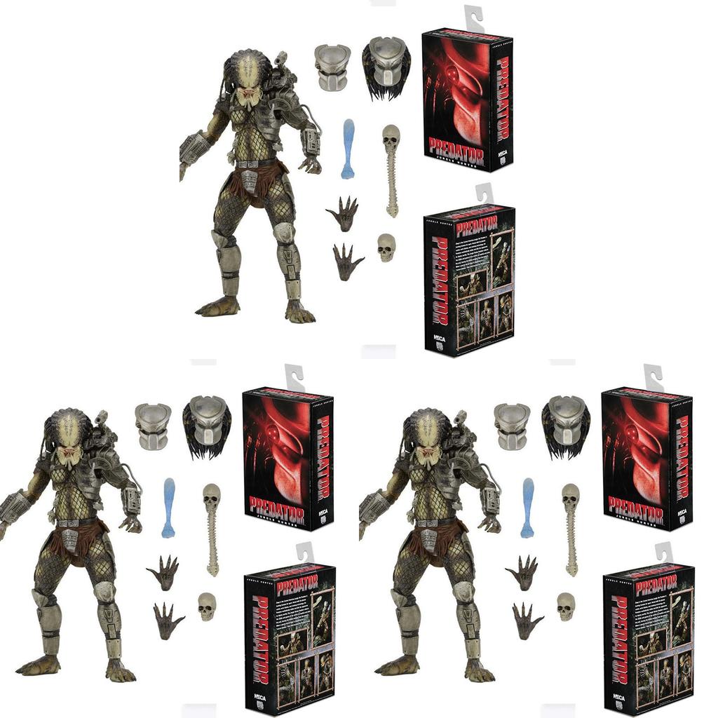 Neca Inch 7 Ultimate Jungle Hunter Predator Action Figure New Kids Gift Toys