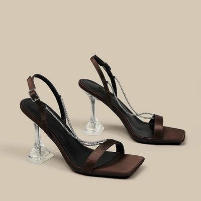 Роскошные босоножки женские дизайнерские сексуальные босоножки на высоком каблуке вечерние повседневные туфли на высоком каблуке модные туфли на каблуках для женщин Zapatos Mujer