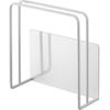 Magnetic Chopping Board Stand, White, Approx. W13.5 X D5.5 X H14cm, Tower, Floating Storage, Easy Installation, 5138