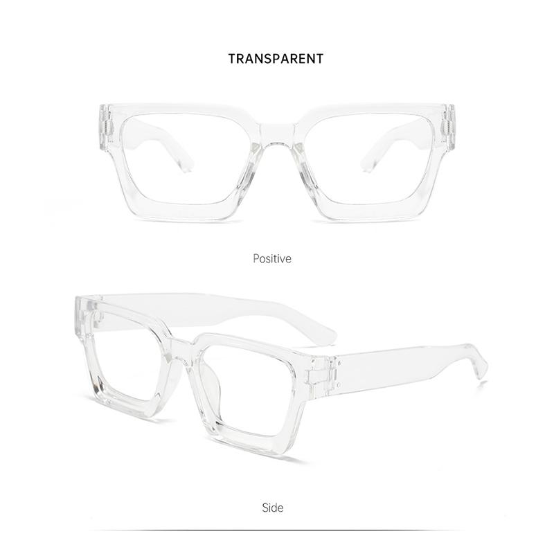 Классические Модные Квадратные Очки для Женщин и Мужчин с Полной Оправой, Защита от Солнца, Очки для Повседневной Жизни, Аксессуары для Очков, Подарок