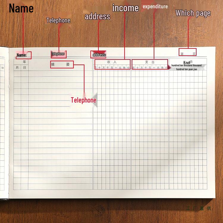 Business Expense & Income Ledger: Daily Cash Flow and Diary Book