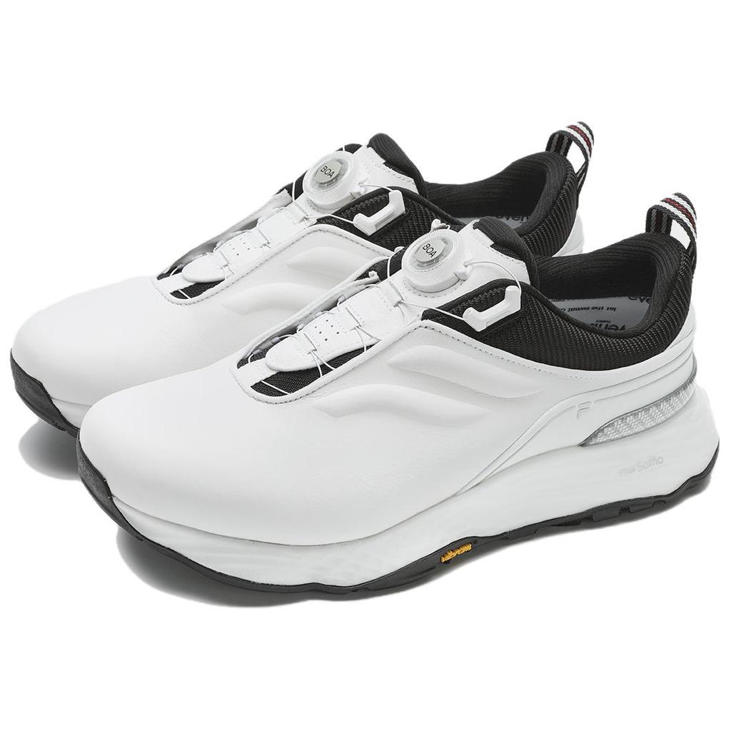 Fila GF Velocity Удобные Минималистичные Гольф-кроссовки с Низким Верхом Мужские кроссовки Белые A12M441717FBB