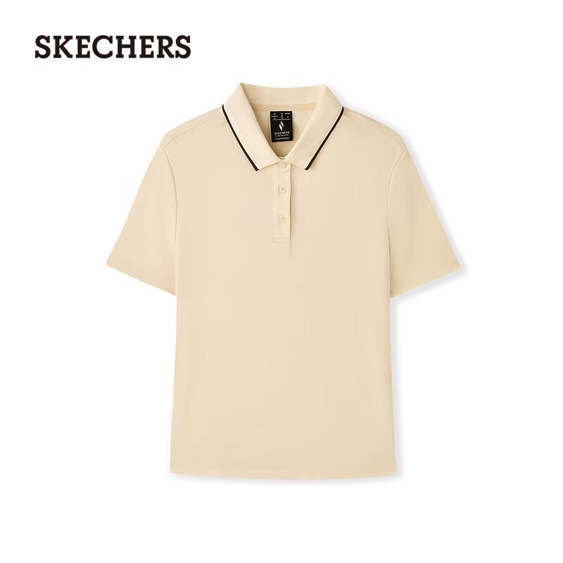 Skechers Женская вязаная футболка-поло с коротким рукавом L226W004