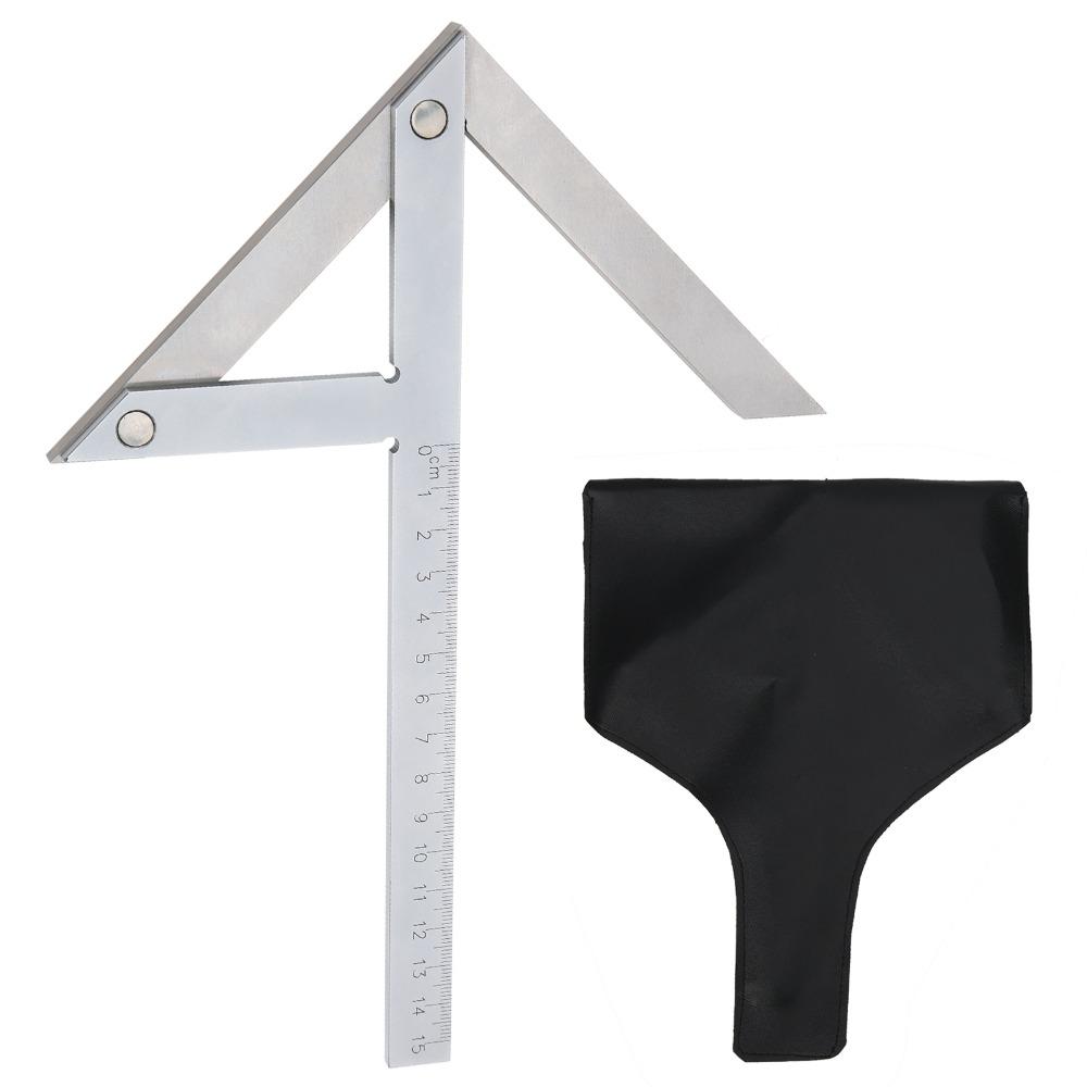 Carbon steel Angle Gauge Protractor 45/90 Degree Center Marker Ruler Marking Layout