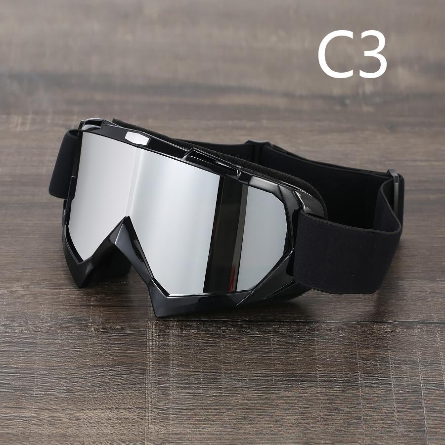 Очки для верховой езды Очки для езды по пересеченной местности Мотоциклетные очки Лыжные очки для защиты от ветра и песка