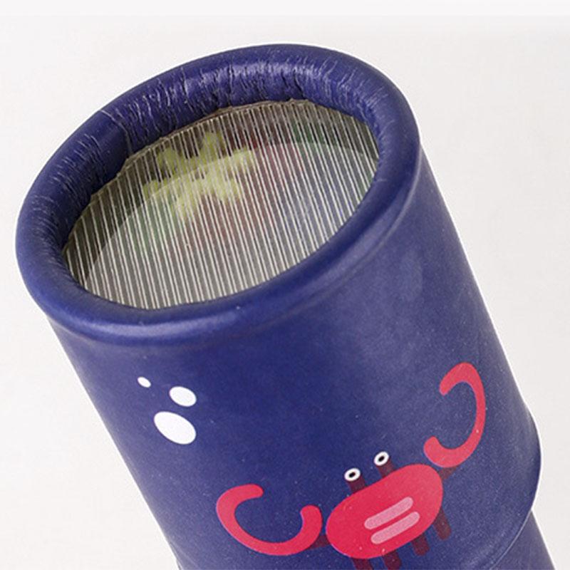 1 шт. Вращающийся калейдоскоп Мультяшный бумажный Волшебный Изменчивый Не регулируемый Цветной мир Игрушка для детей Классические развивающие игрушки