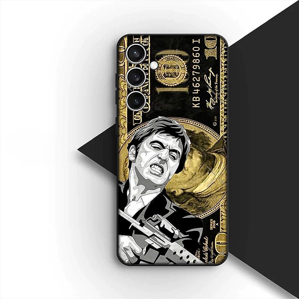 Phone Cover for Motorola Moto G86 G57 E14 E15 G14 G34 G35 G84 G24 A54 G15 Power E22 Soft Silicone Case S-Scarfaces Wallpaper