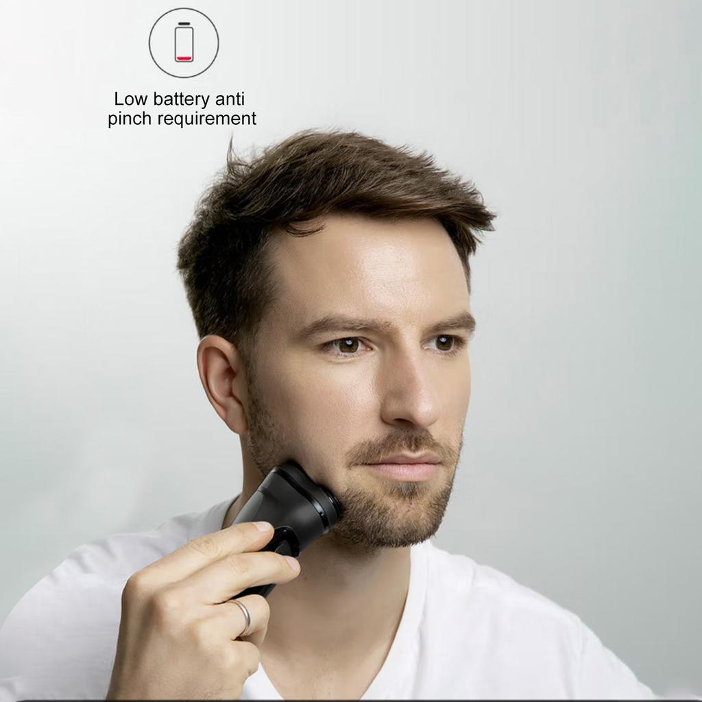 Электрическая бритва для мужчин, электробритва для лица у мужчин, водонепроницаемая бритва для влажного и сухого бритья с аккумулятором