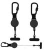 Retractable Anti Theft Smartphone Lanyard Safety Strap Practical Pull-Reel Mobile Phone Lanyard with Carabiner for Outdoor Sport